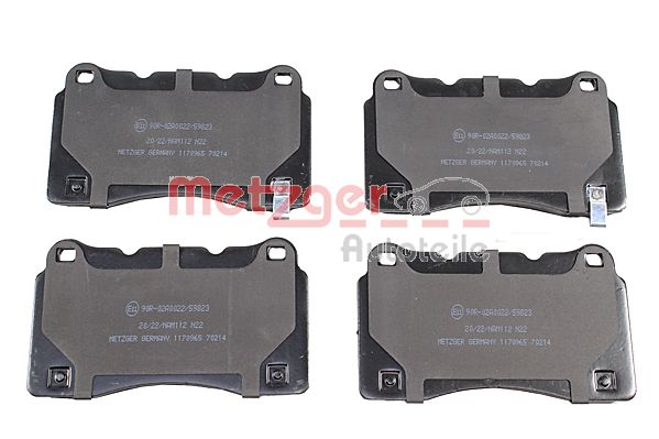 METZGER 1170965 GREENPARTS Bremsbelagsatz, Scheibenbremse